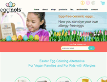 Tablet Screenshot of eggnots.com